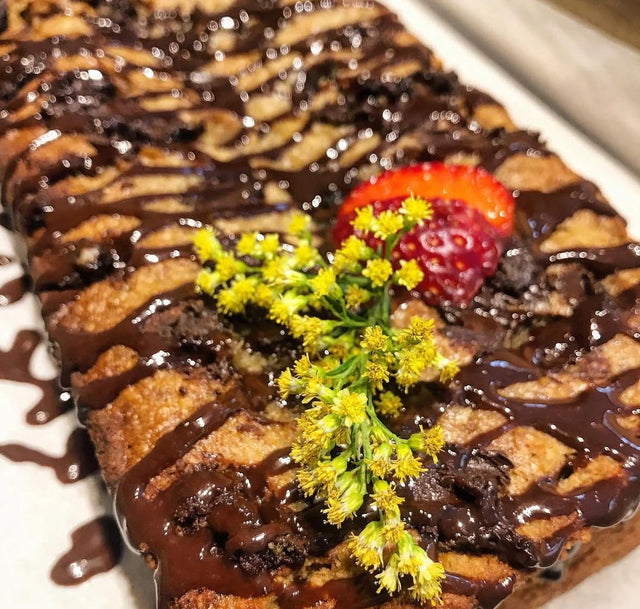 Banana Bread - Bolo Gotas de chocolate com banana