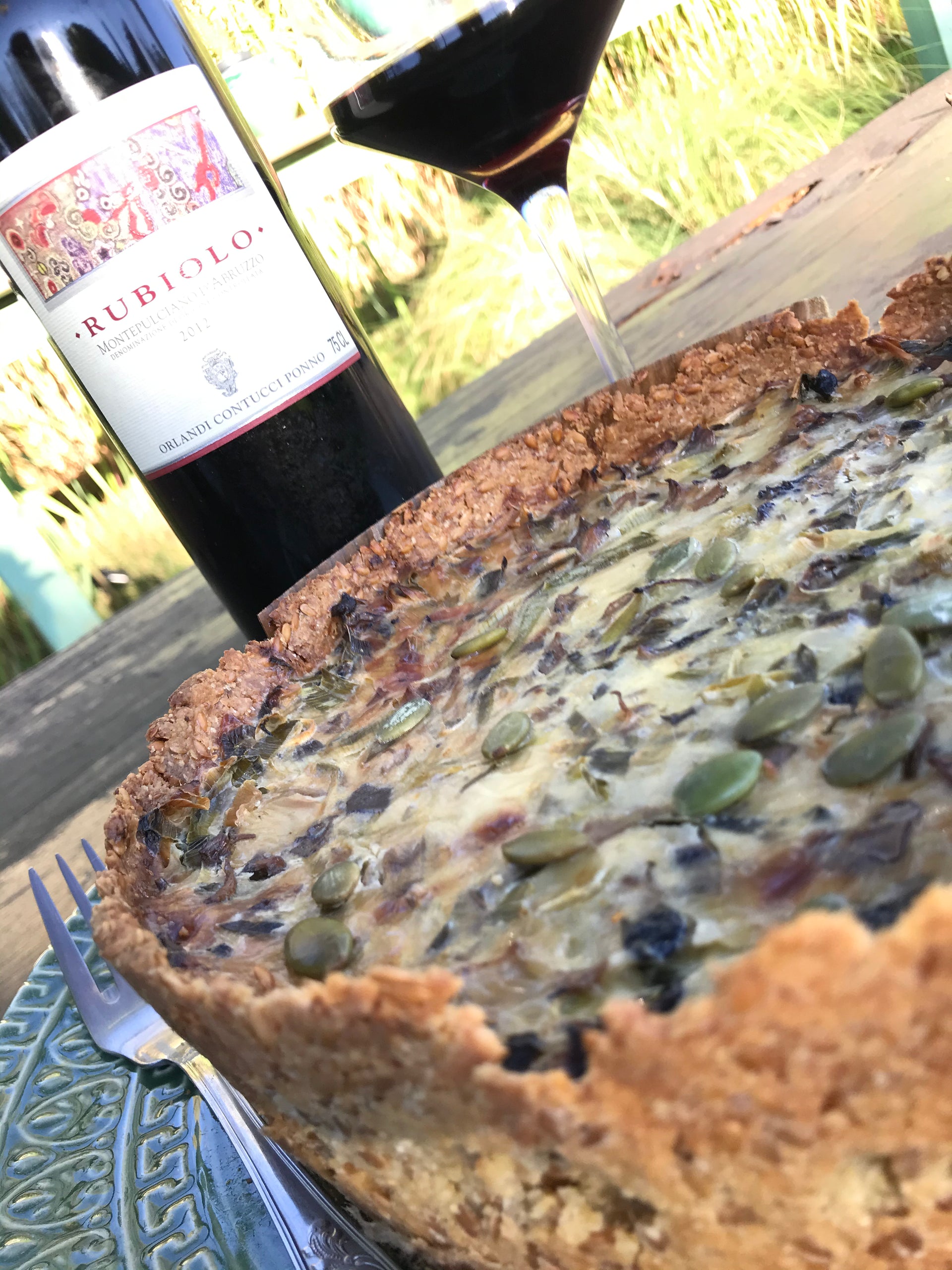 Quiche Espinafre e Alcachofra
